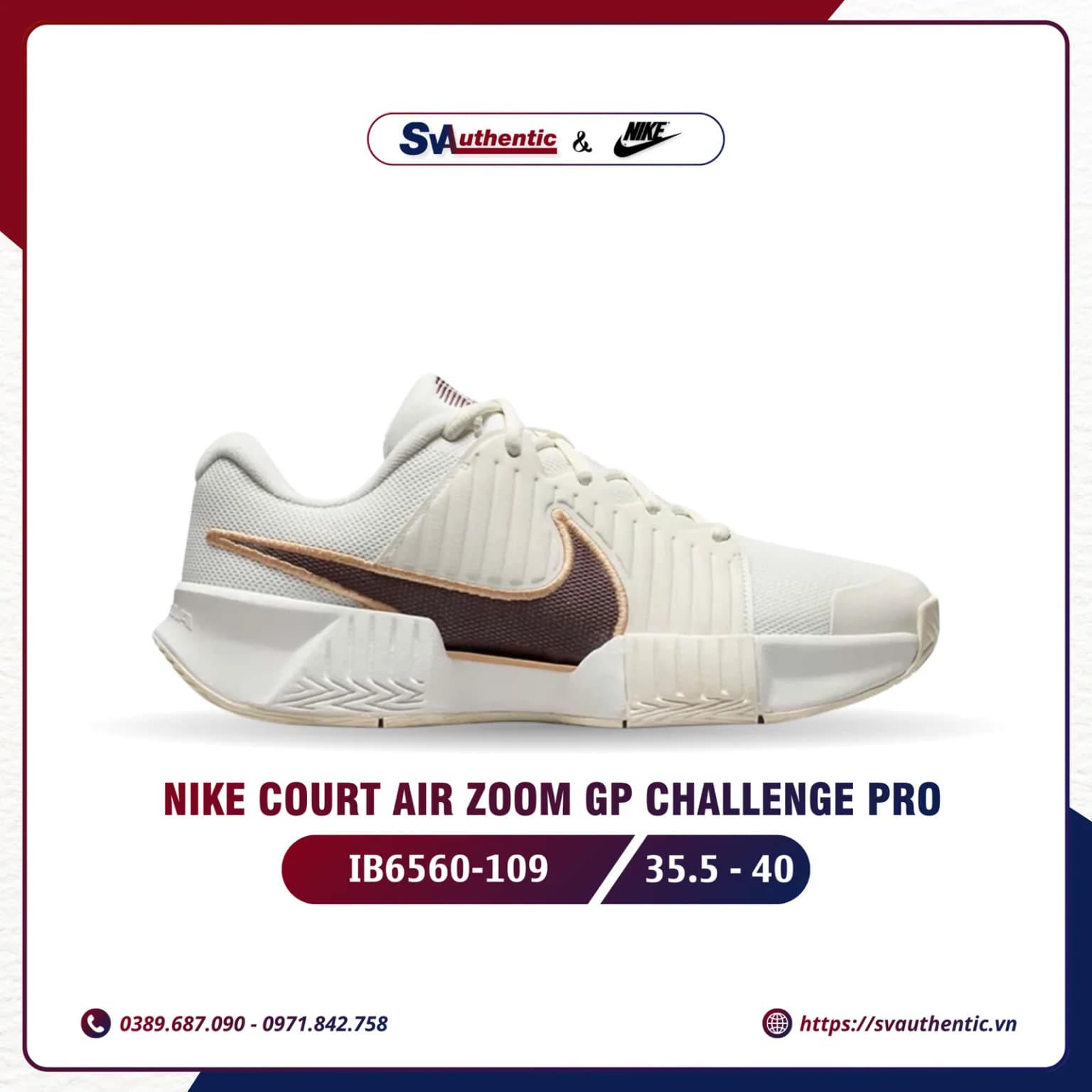 [New 2026] Giày Tennis Pickleball Nike GP Challenge Pro IB6560-109